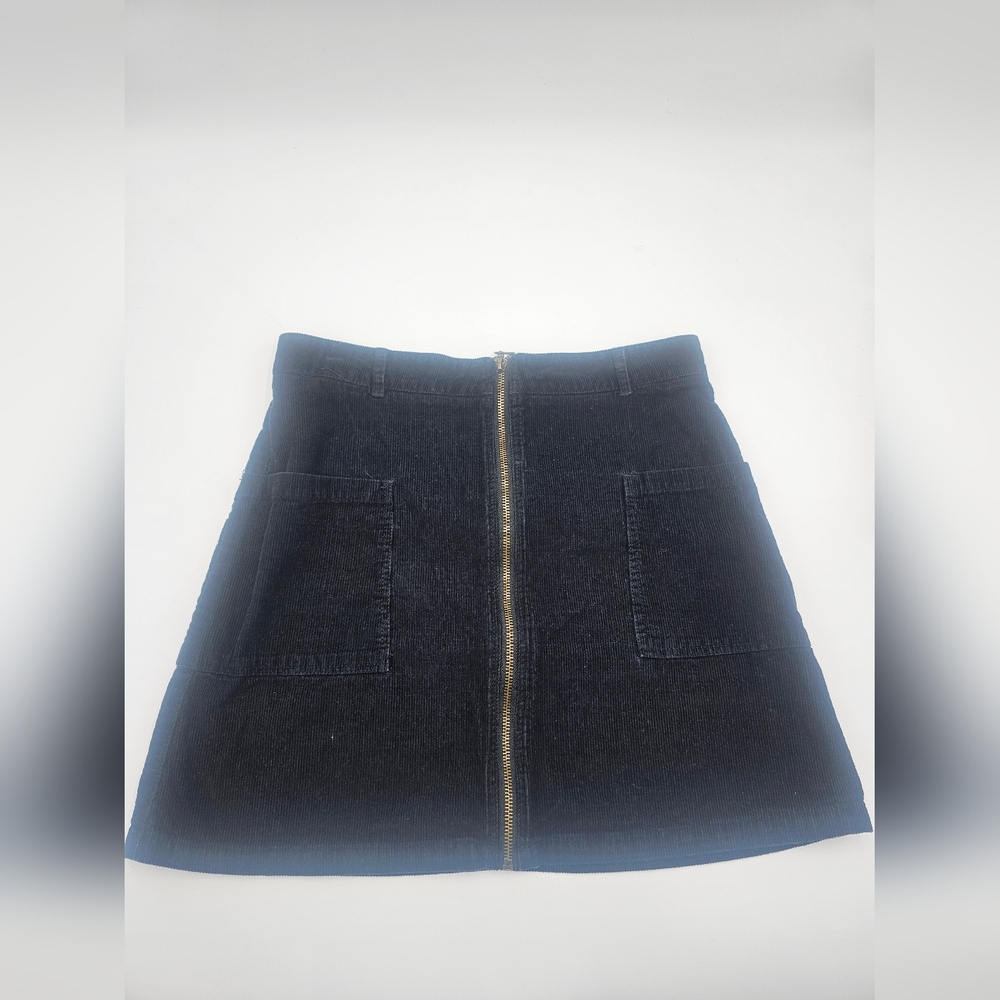 Altar'd State Black Corduroy Skirt Size L‎